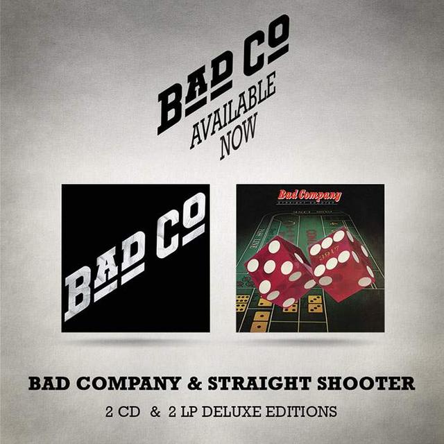 Now Available: Deluxe Reissues of Bad Company’s Self-Titled Debut and Straight Shooter